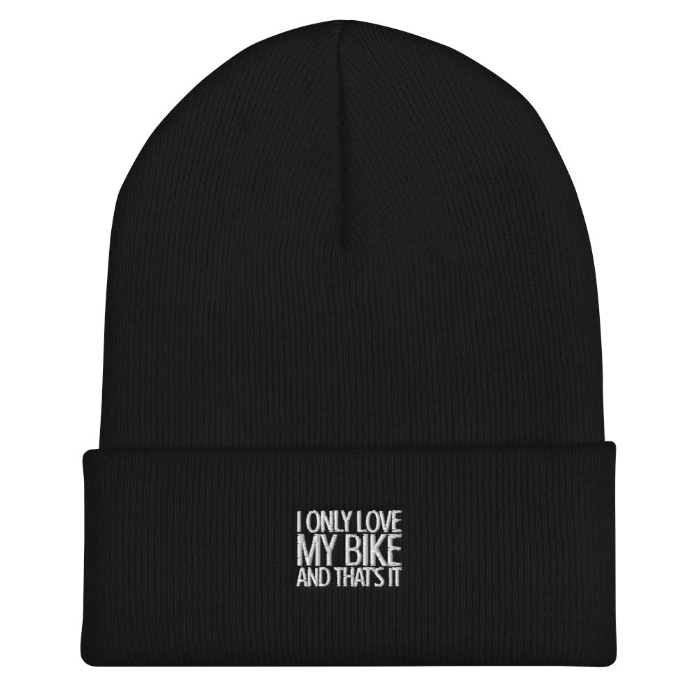 I only love my Bike Cuffed Beanie