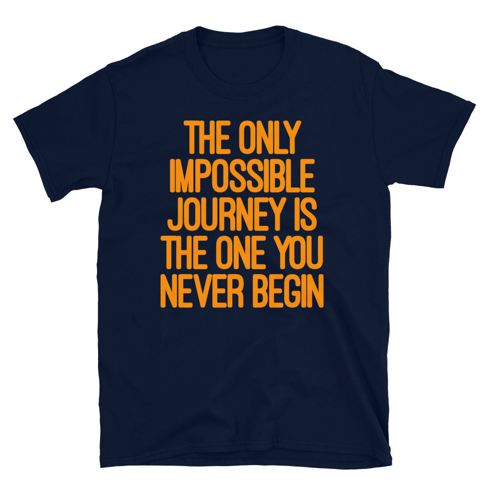 The only impossible journey Biker T-Shirt