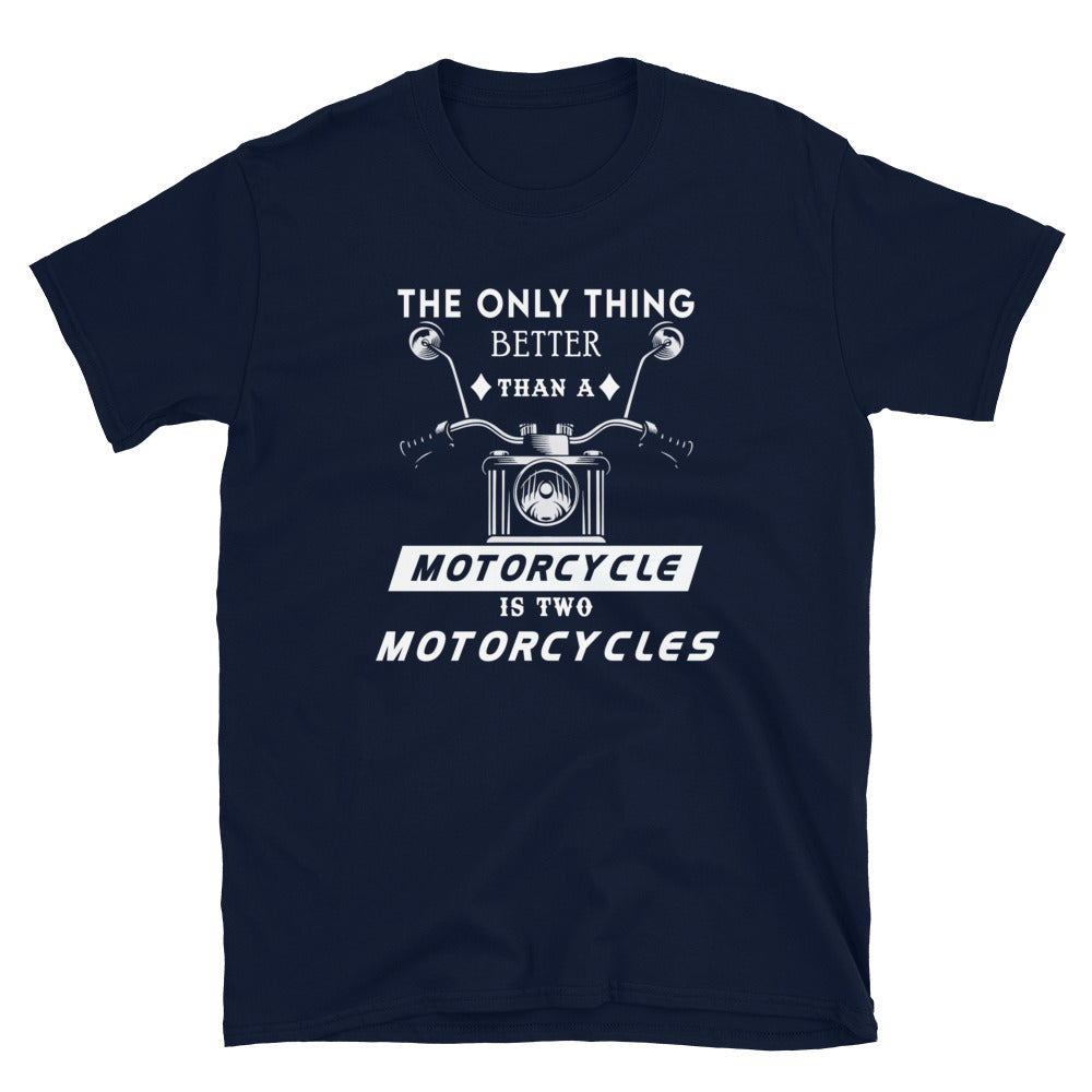Two Motorcycles Unisex T-Shirt