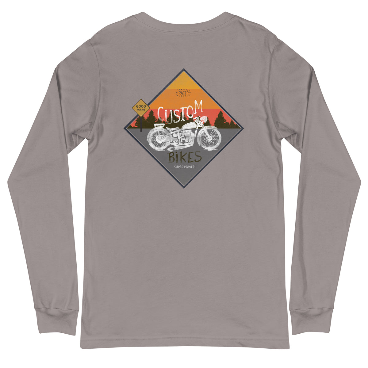 Tailored Torque: Long Sleeve Showcase of Your Custom Steel Stallion