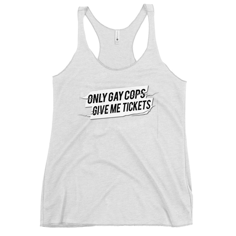 Cops Tickets Women's Tank