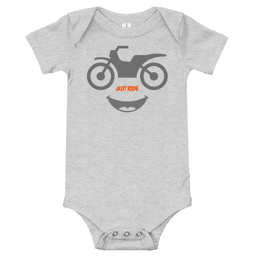 Just Ride Smile Baby short sleeve one piece