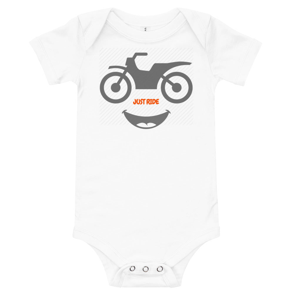Just Ride Smile Baby short sleeve one piece