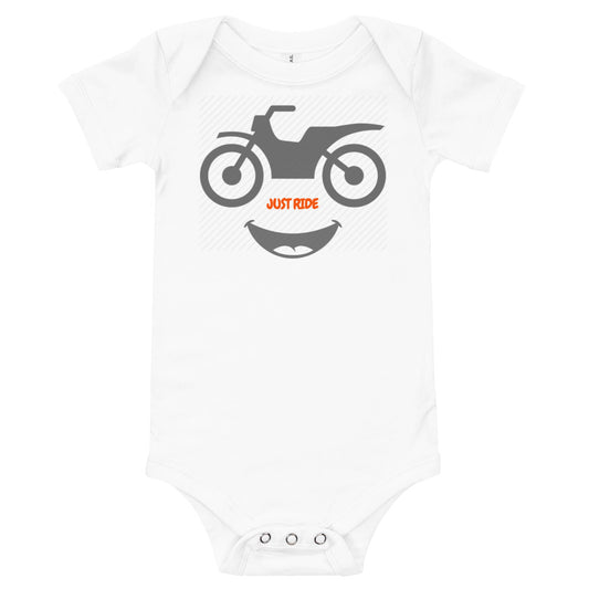 Just Ride Smile Baby short sleeve one piece