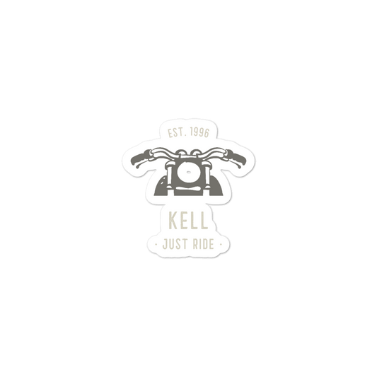 Kell Just Ride Sticker