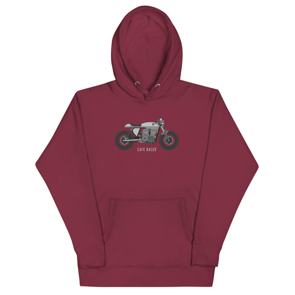 Cafe Racer Bike Hoodie